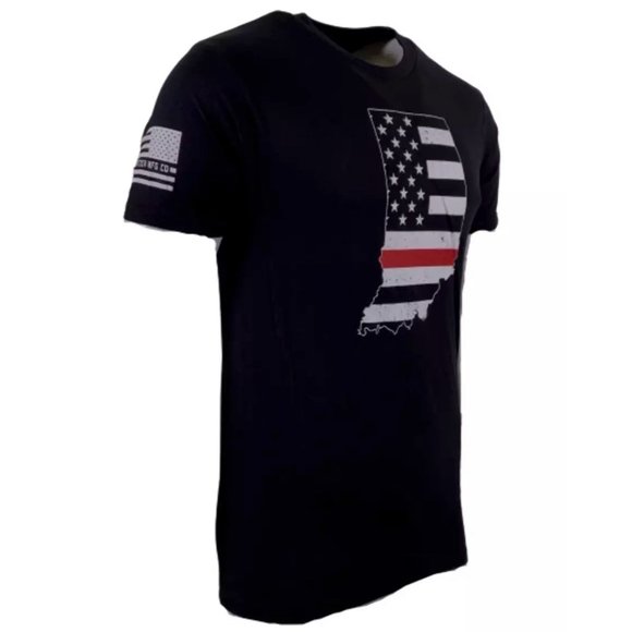 HOWITZER Clothing Men's T-Shirt S/S INDIANA RED - Picture 4 of 7